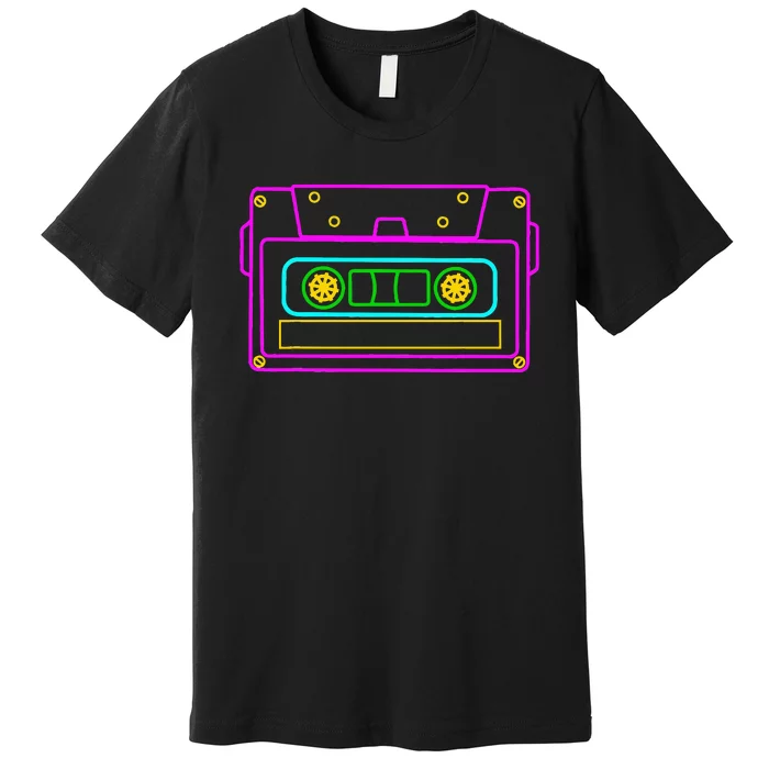 Cassette Tape Retro Vintage Old School 70S 80S 90S Premium T-Shirt