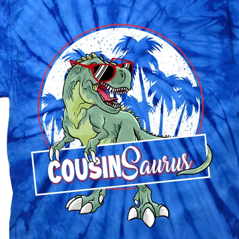 Cousinsaurus T Rex Dinosaur Cousin Saurus Boy Family Gift Tie-Dye T-Shirt