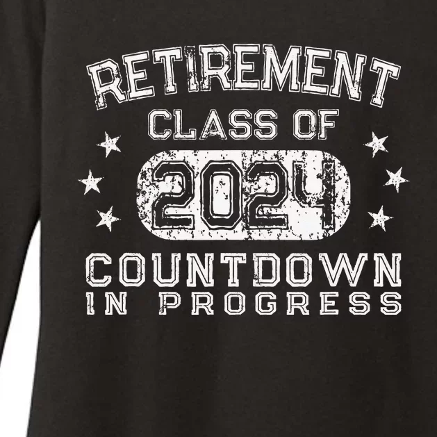 Countdown to Retirement 2024 Womens CVC Long Sleeve Shirt