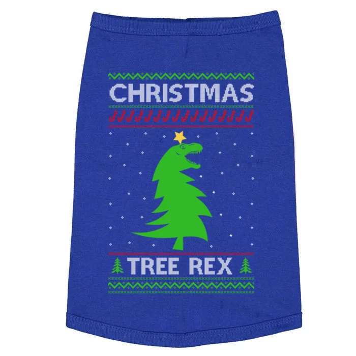 Christmas Tree Rex Gift Doggie Tank