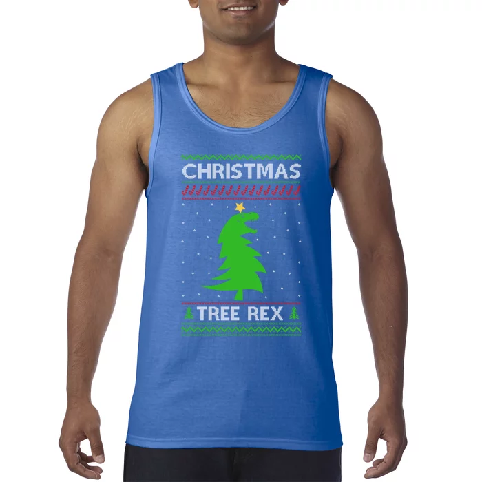 Christmas Tree Rex Gift Tank Top