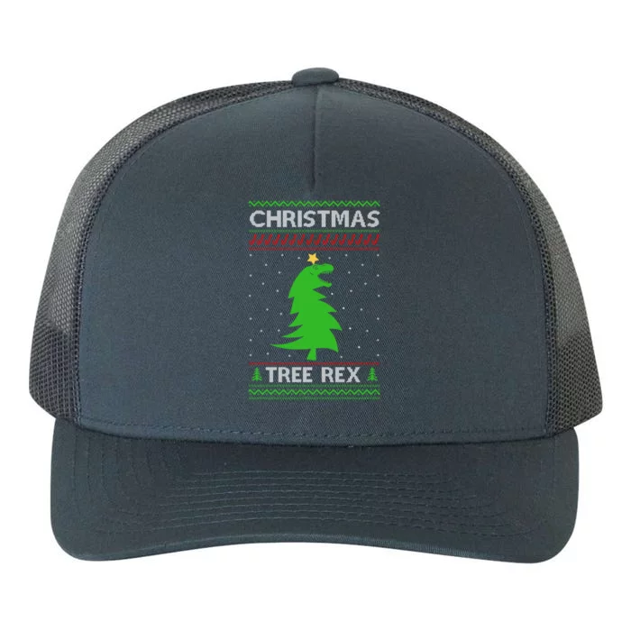 Christmas Tree Rex Gift Yupoong Adult 5-Panel Trucker Hat