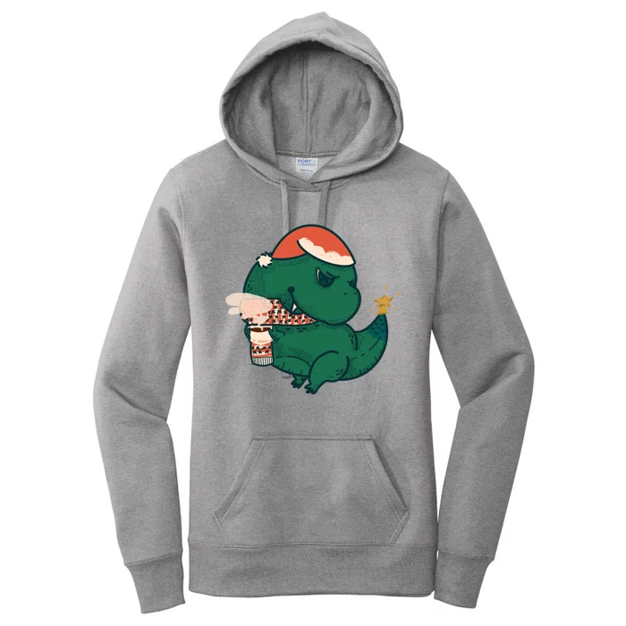 Christmas Tree Rex Women's Pullover Hoodie