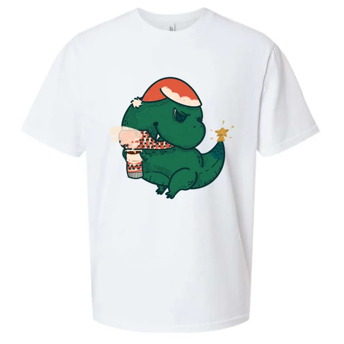 Christmas Tree Rex Sueded Cloud Jersey T-Shirt