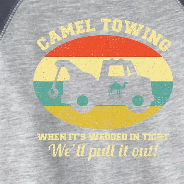 Camel Towing Retro Adult Humor Saying Funny Halloween Gift Toddler Fine Jersey T-Shirt