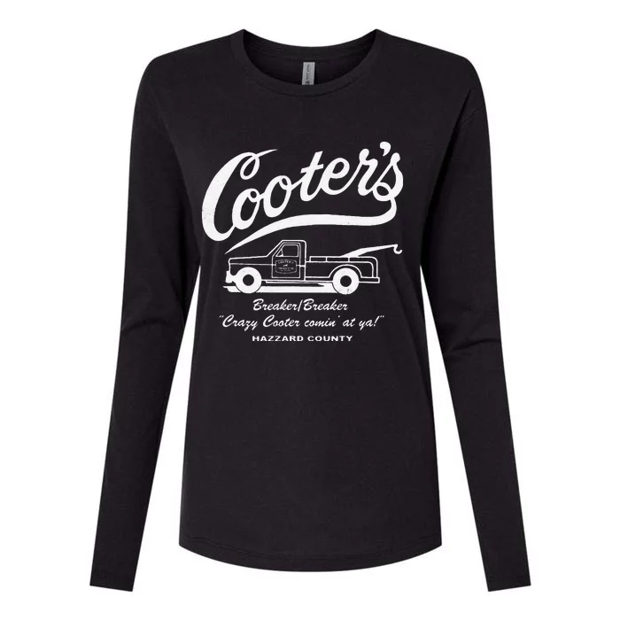 CooterS Towing & Repairs Garage Womens Cotton Relaxed Long Sleeve T-Shirt