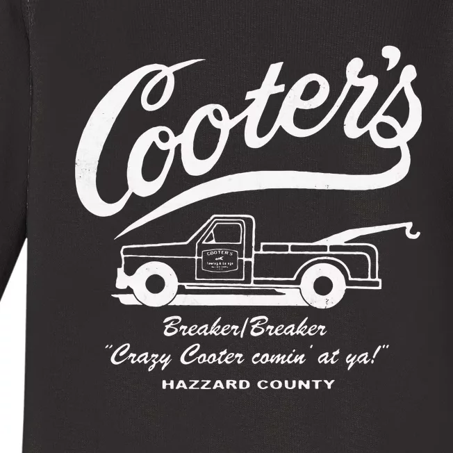 CooterS Towing & Repairs Garage Baby Long Sleeve Bodysuit