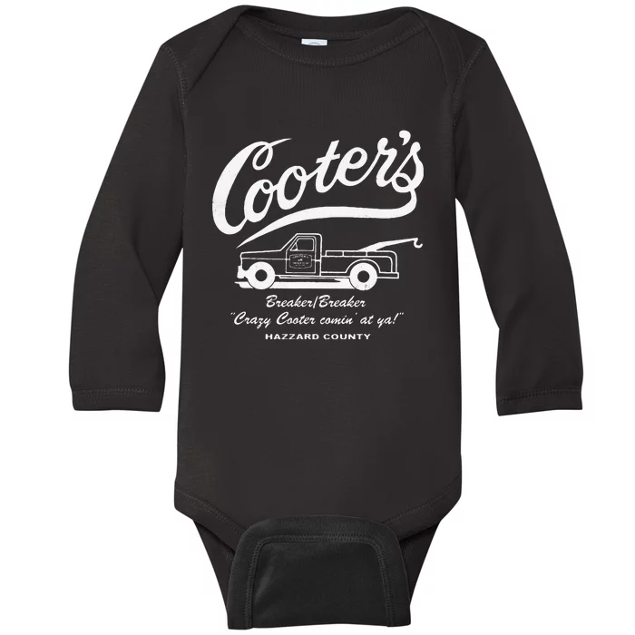 CooterS Towing & Repairs Garage Baby Long Sleeve Bodysuit