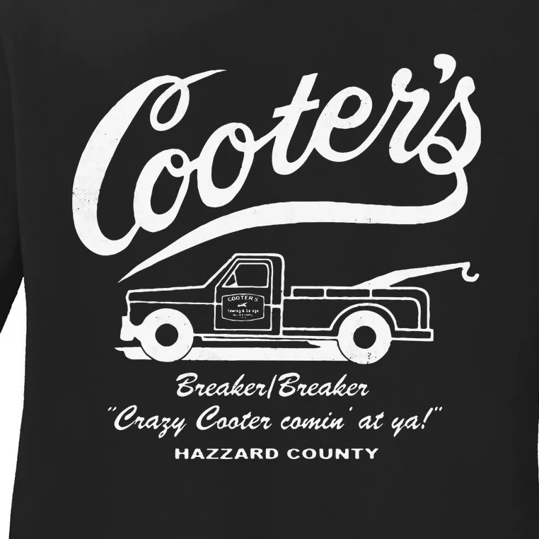 CooterS Towing & Repairs Garage Ladies Long Sleeve Shirt