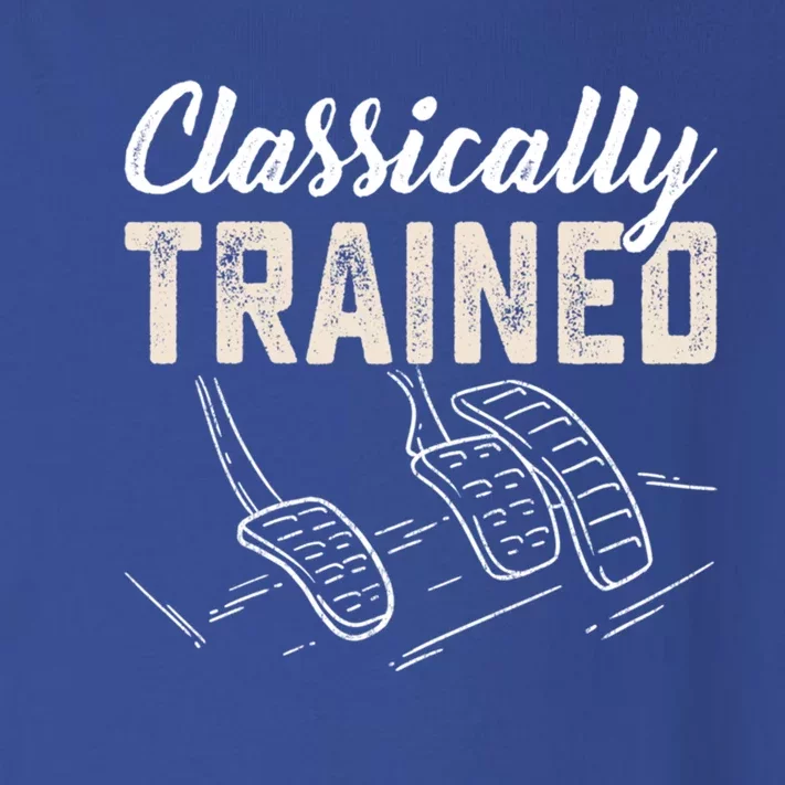 Classically Trained Retro Racing Three Pedals Ual Car Guy Cute Gift Toddler Long Sleeve Shirt