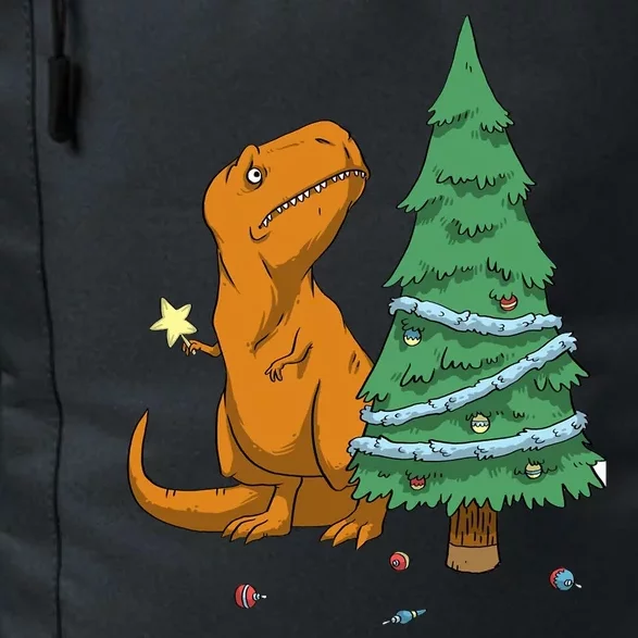 Cute T Rex Christmas Tree Daily Commute Backpack