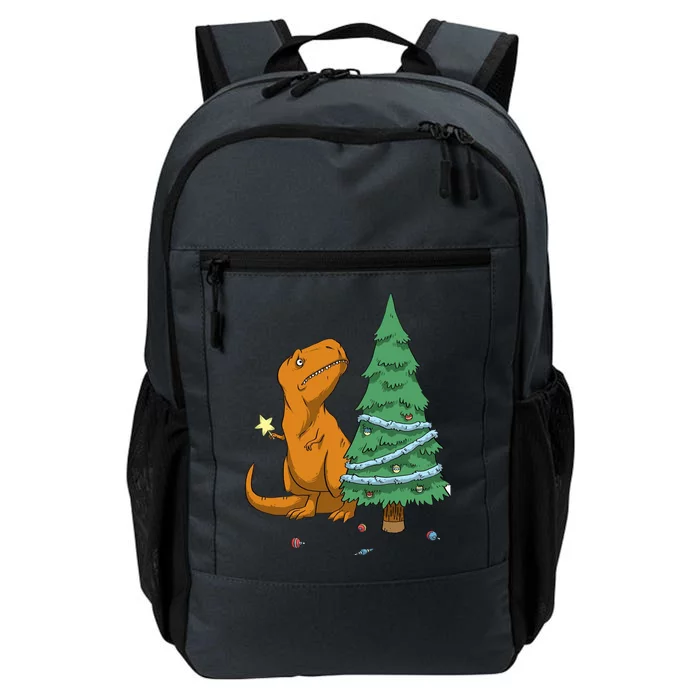 Cute T Rex Christmas Tree Daily Commute Backpack