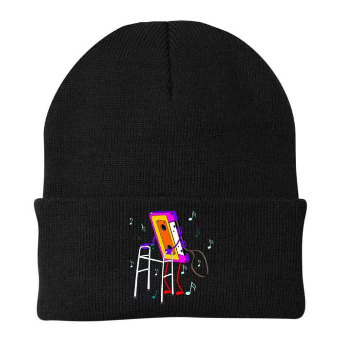 Cassette Tape Retro Vintage 70S 80S 90S Music Knit Cap Winter Beanie