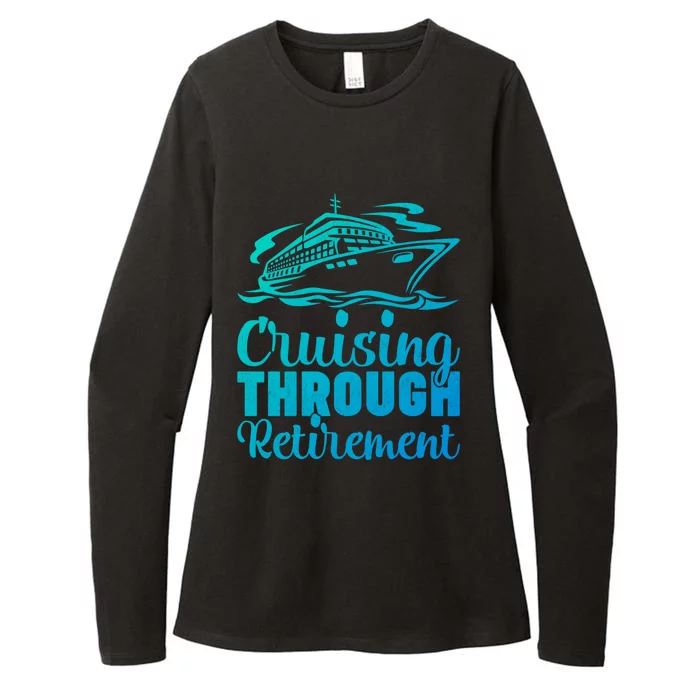 Cruising Through Retiret Cruise Cute Gift Womens CVC Long Sleeve Shirt