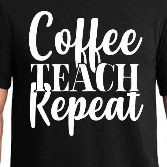 Coffee Teach Repeat Pajama Set