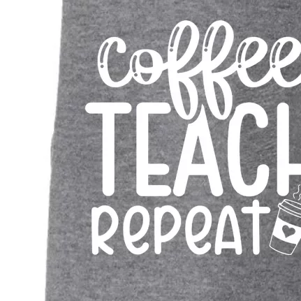 Coffee Teach Repeat Doggie 3-End Fleece Hoodie