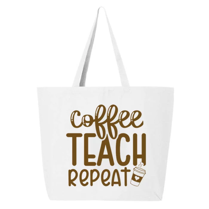 Coffee Teach Repeat 25L Jumbo Tote