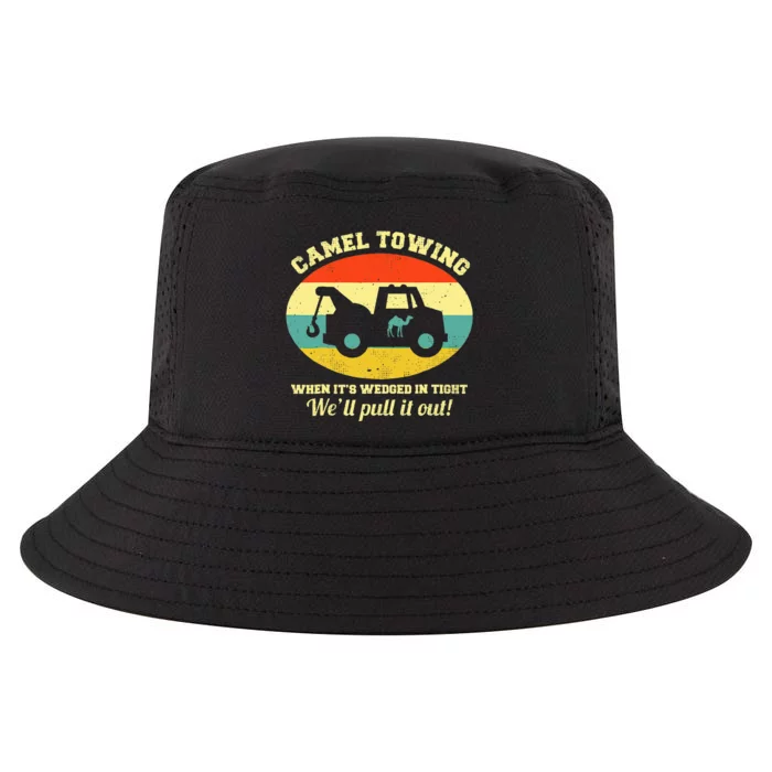 Camel Towing Retro Adult Humor Saying Cool Comfort Performance Bucket Hat