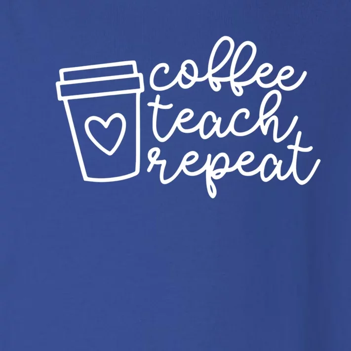 Coffee Teach Repeagift Kindergarten Teacher Gift Toddler Long Sleeve Shirt