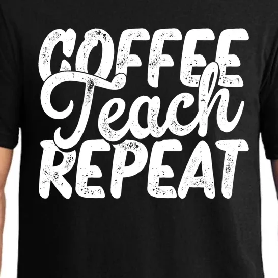 Coffee Teach Repeat Cool Gift Pajama Set