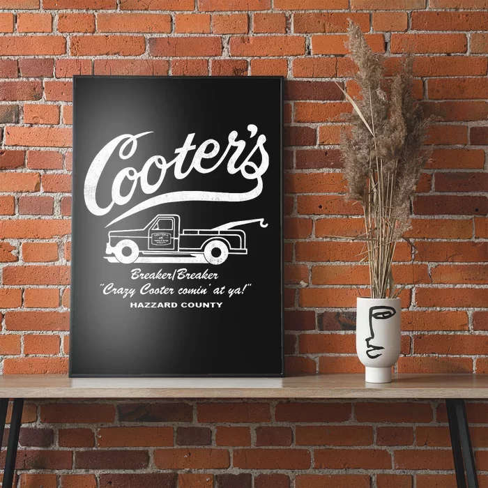 Cooter's Towing Repairs Garage Poster