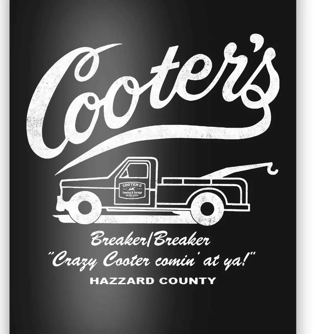 Cooter's Towing Repairs Garage Poster