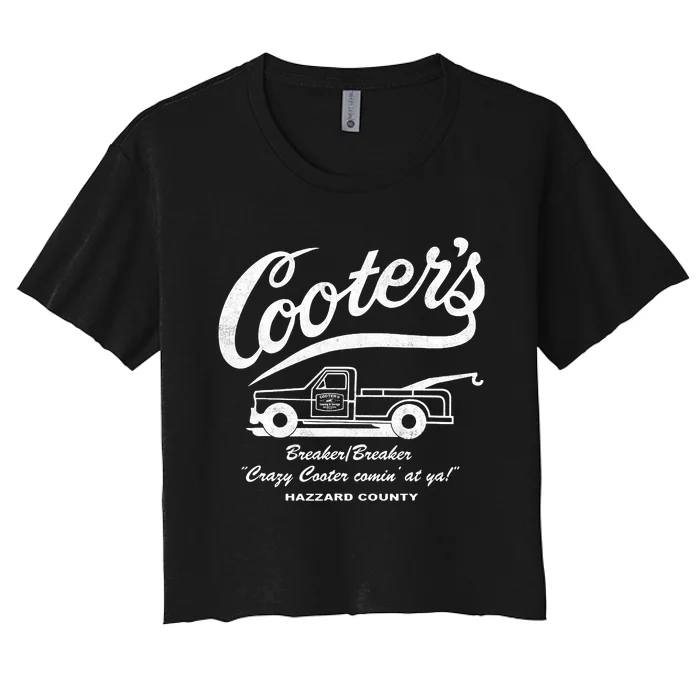 Cooter's Towing Repairs Garage Women's Crop Top Tee