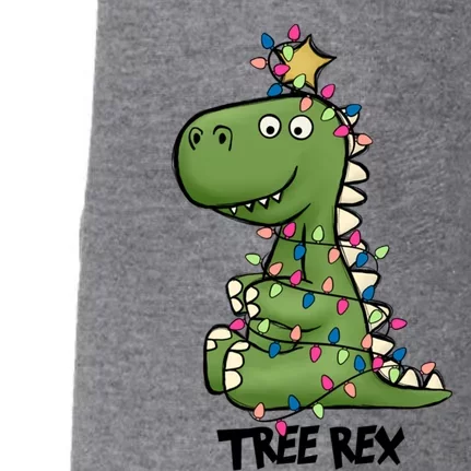 Christmas Tree Rex Ugly Christmas Trex Cozy Festive Lights Meaningful Gift Doggie 3-End Fleece Hoodie