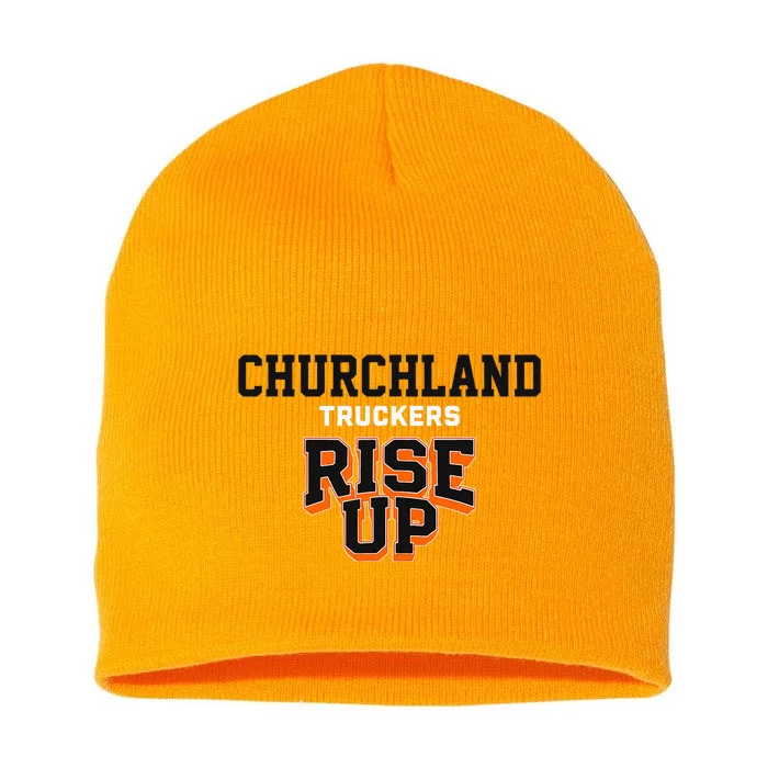 Churchland Truckers Rise Up Hs Short Acrylic Beanie