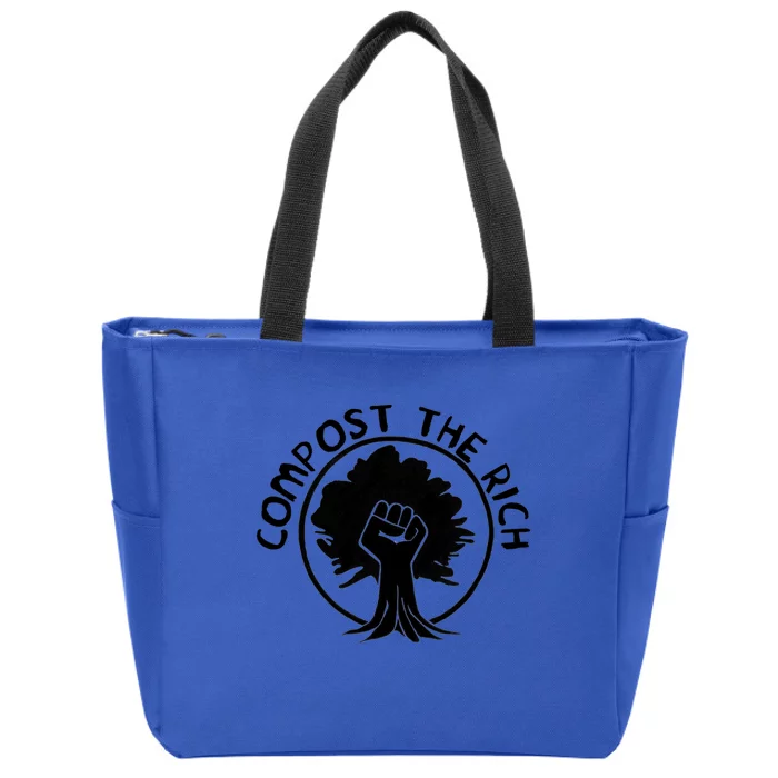 Compost The Rich Zip Tote Bag