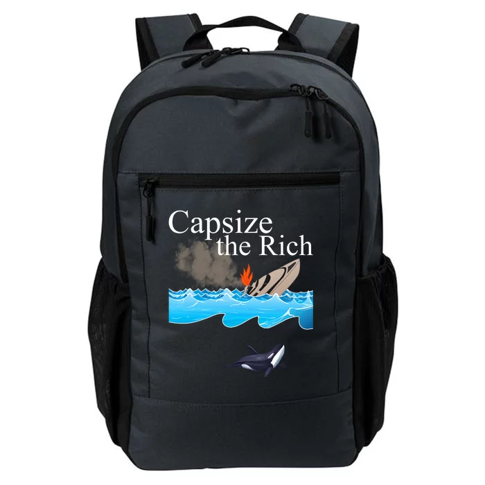 Capsize The Rich Orca Awareness Daily Commute Backpack