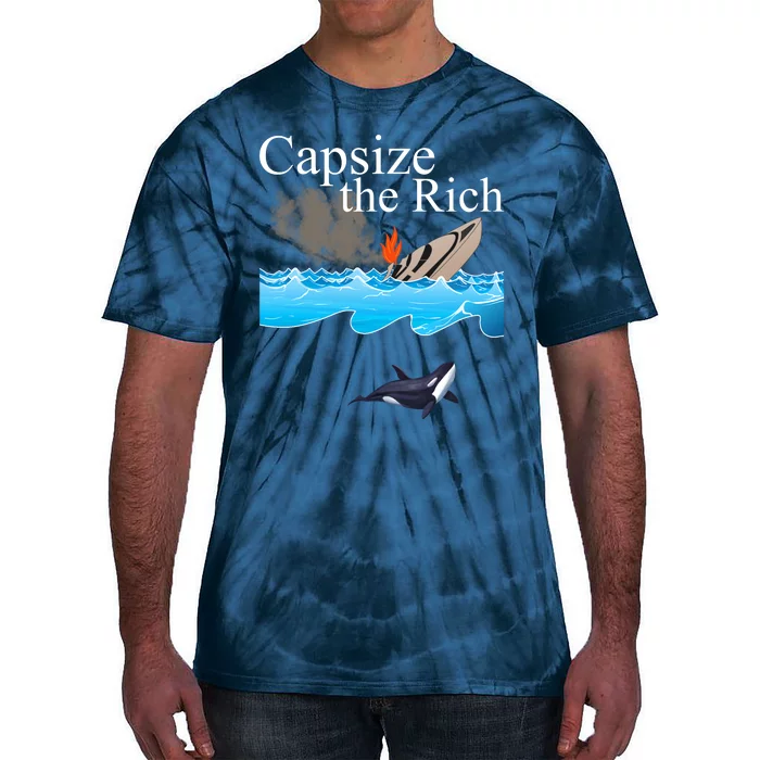 Capsize The Rich Orca Awareness Tie-Dye T-Shirt