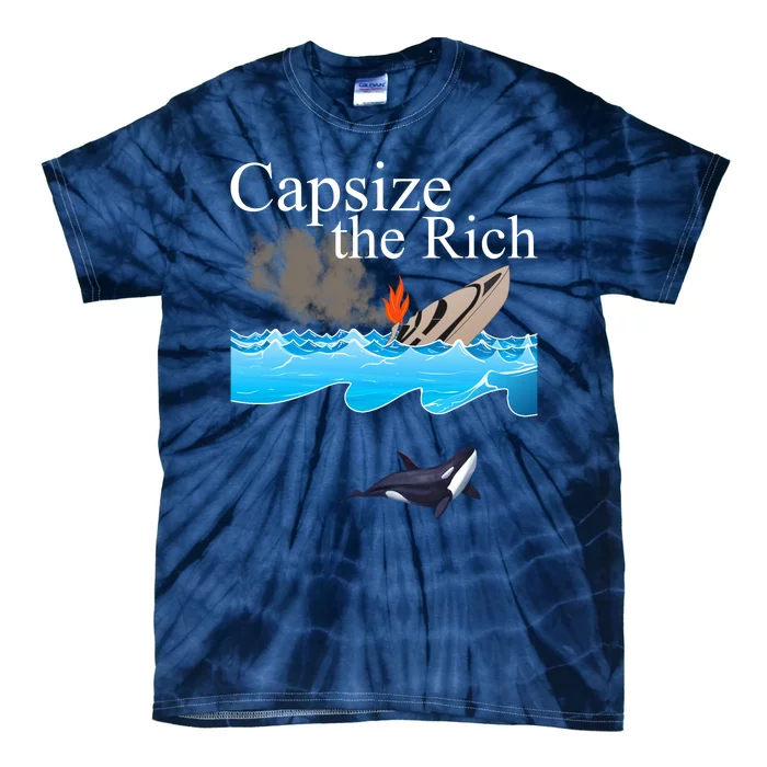 Capsize The Rich Orca Awareness Tie-Dye T-Shirt