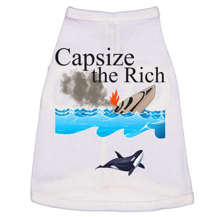 Capsize The Rich Orca Awareness Doggie Tank