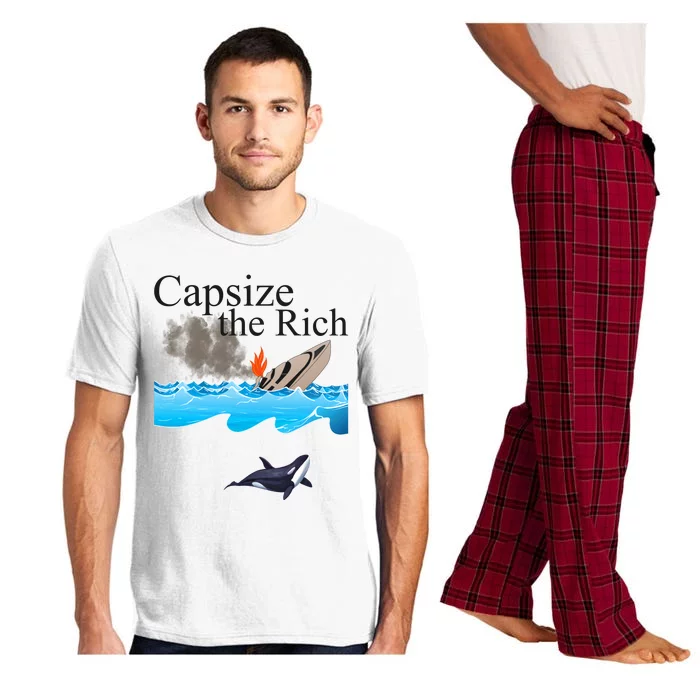 Capsize The Rich Orca Awareness Pajama Set