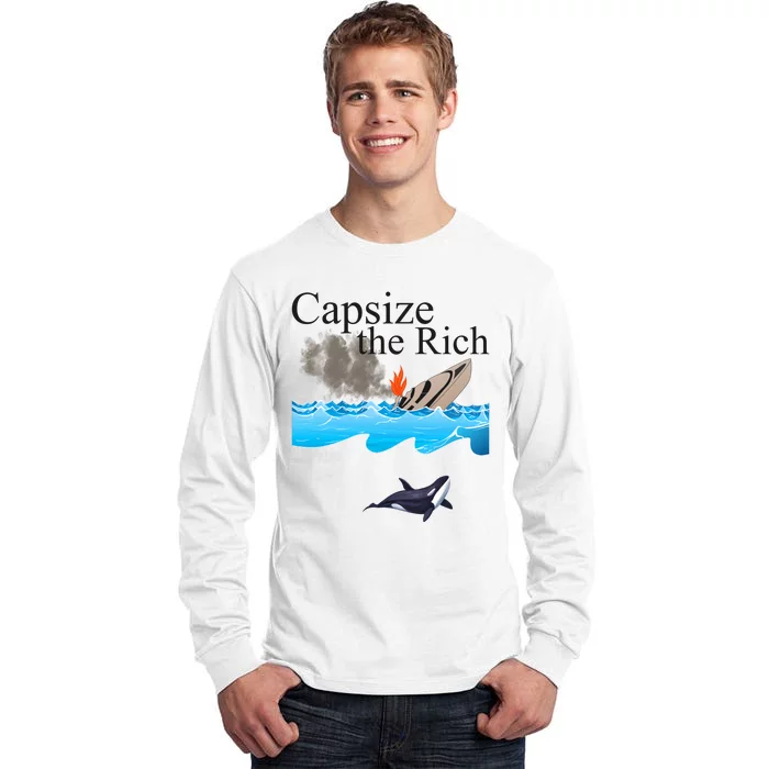 Capsize The Rich Orca Awareness Tall Long Sleeve T-Shirt