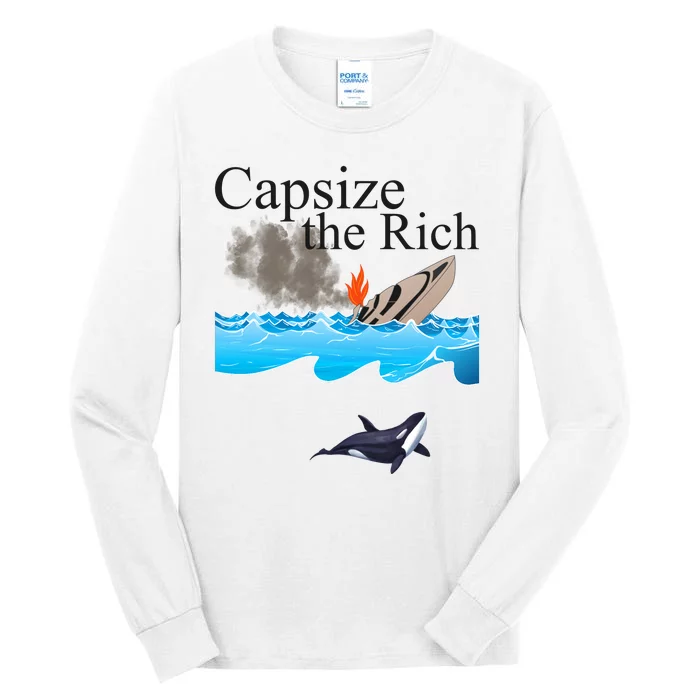 Capsize The Rich Orca Awareness Tall Long Sleeve T-Shirt