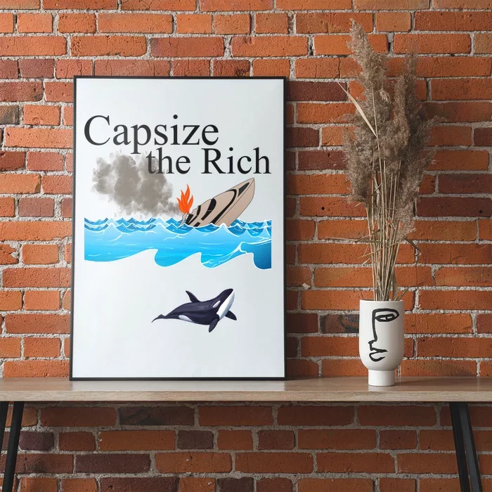 Capsize The Rich Orca Awareness Poster