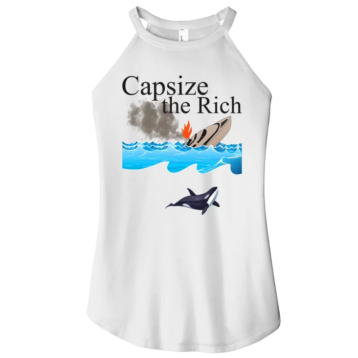 Capsize The Rich Orca Awareness Women’s Perfect Tri Rocker Tank