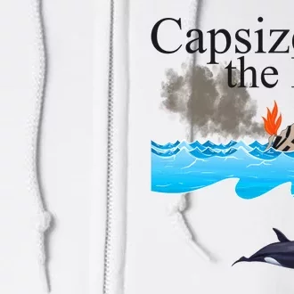 Capsize The Rich Orca Awareness Full Zip Hoodie