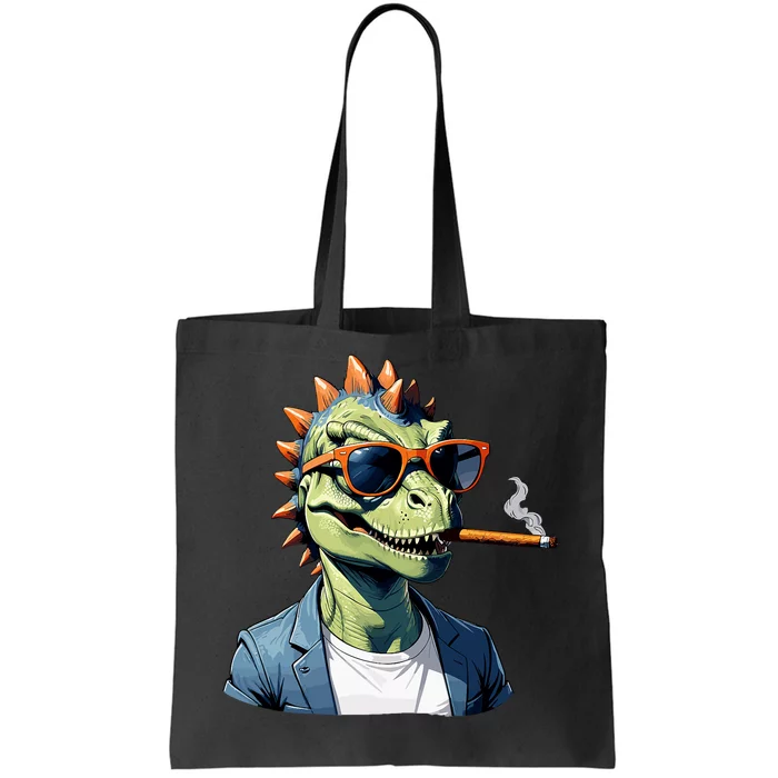 Cool T Rex Daddy Saurus Dinosaur FatherS Day Tote Bag