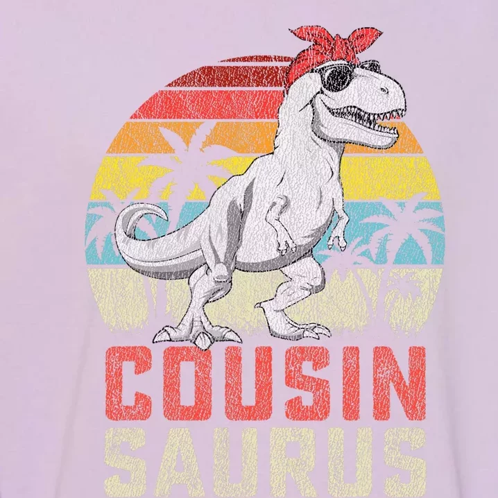 Cousinsaurus T Rex Dinosaur Cousin Saurus MotherS Family Garment-Dyed Sweatshirt