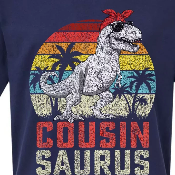 Cousinsaurus T Rex Dinosaur Cousin Saurus MotherS Family Sueded Cloud Jersey T-Shirt