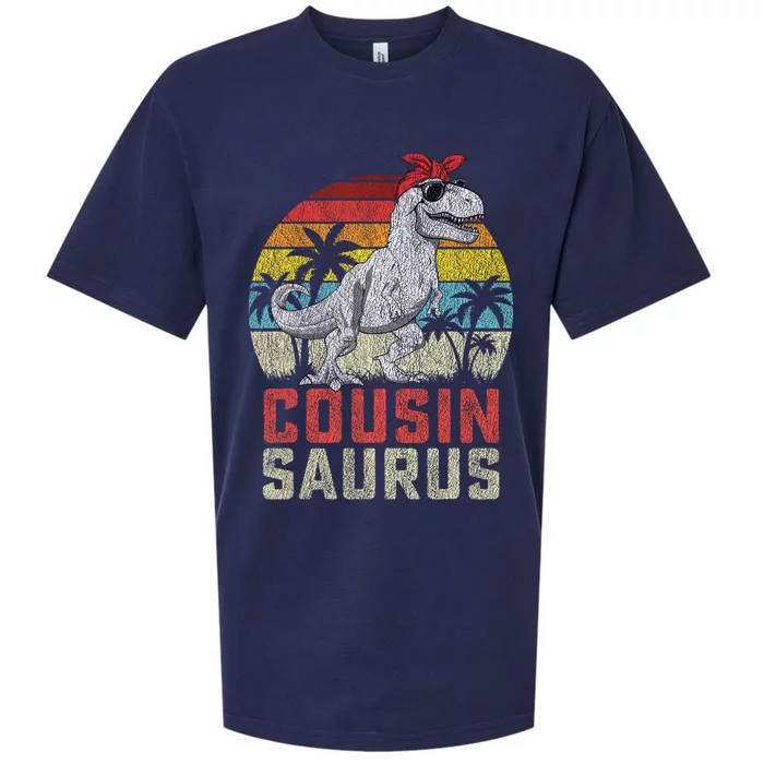 Cousinsaurus T Rex Dinosaur Cousin Saurus MotherS Family Sueded Cloud Jersey T-Shirt