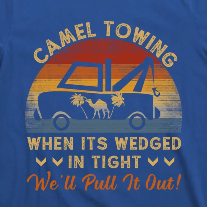 Camel Towing Retro Adult Humor Saying Funny Halloween Great Gift T-Shirt