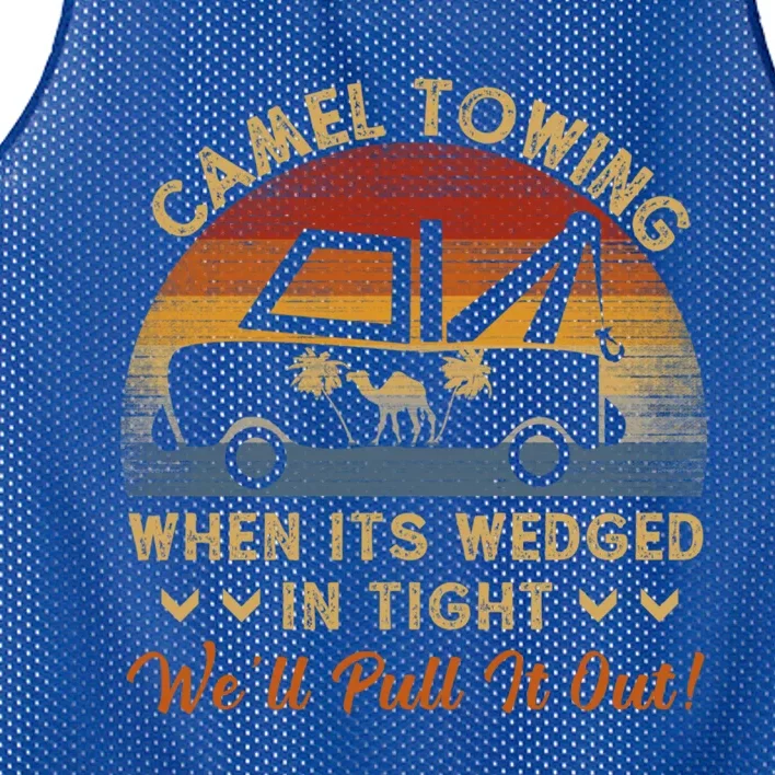 Camel Towing Retro Adult Humor Saying Funny Halloween Great Gift Mesh Reversible Basketball Jersey Tank