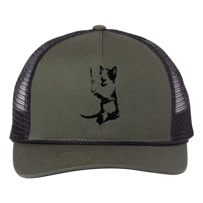 Cat The Ripper Retro Rope Trucker Hat Cap