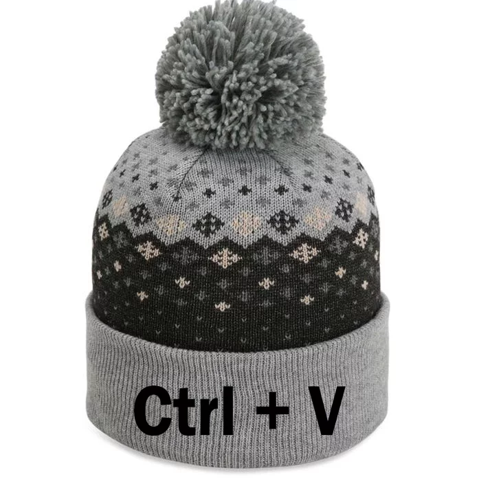 Ctrl + V The Baniff Cuffed Pom Beanie