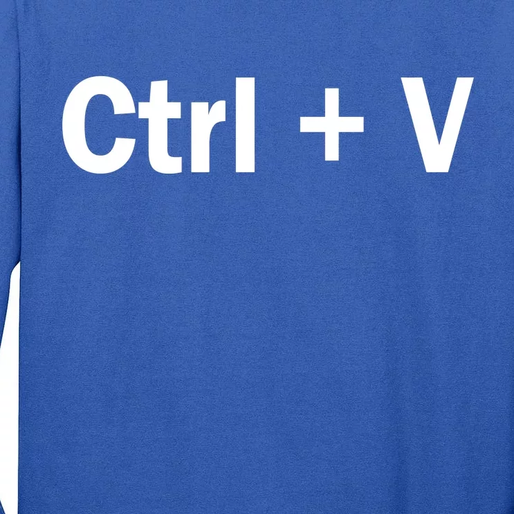 Ctrl + V Tall Long Sleeve T-Shirt