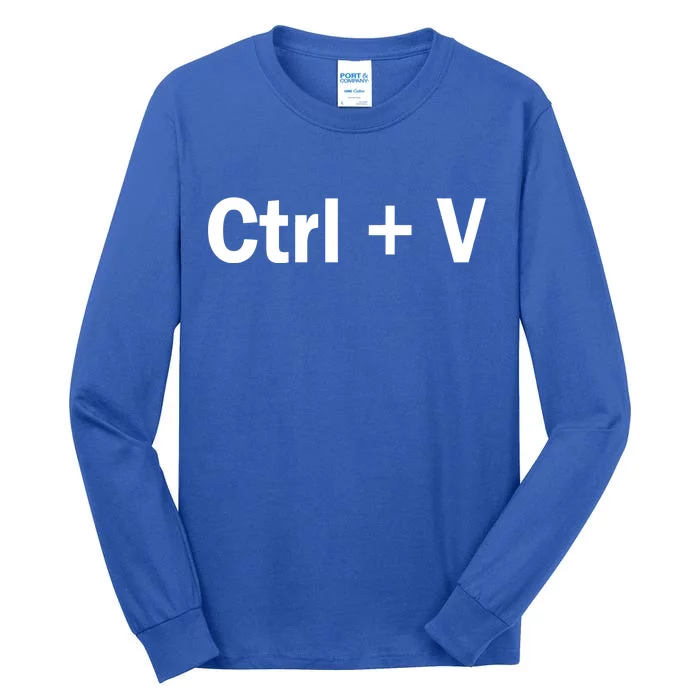 Ctrl + V Tall Long Sleeve T-Shirt